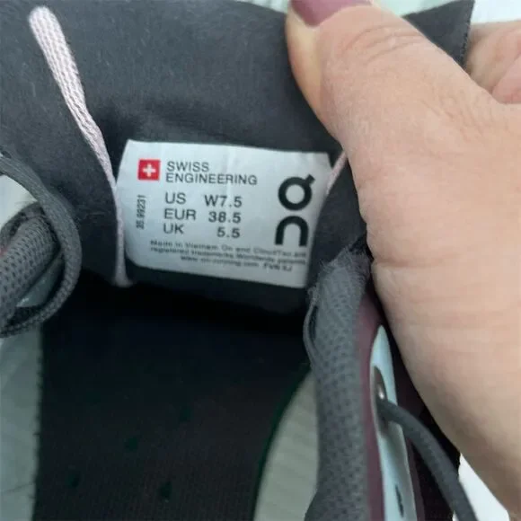 ON Women's Cloudflow Sneakers Lightweight Running Shoes Size 7.5 - Picture 7 of 8